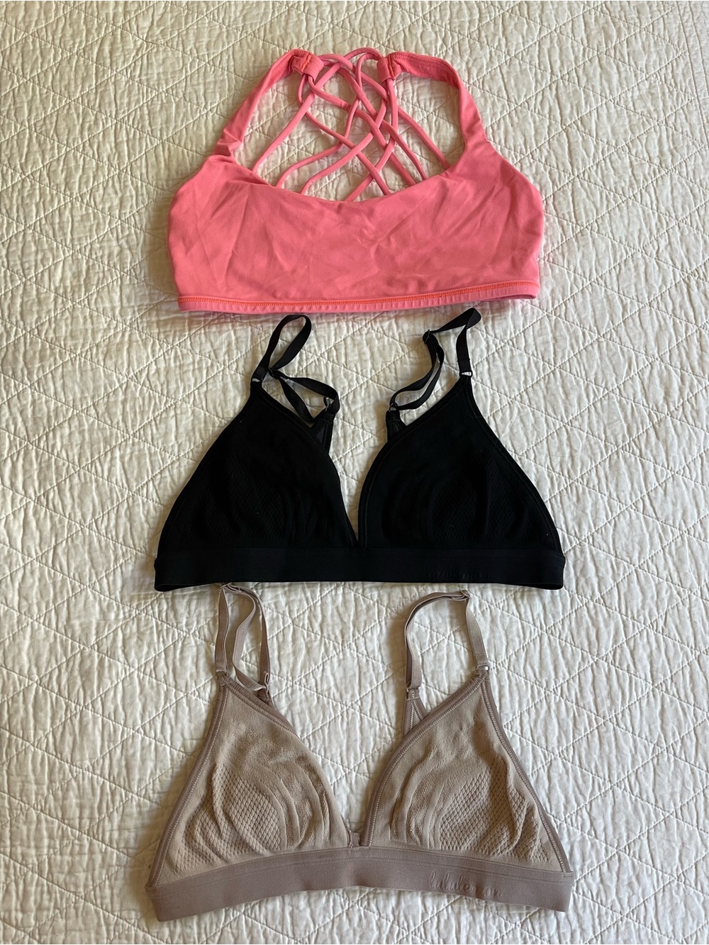 Lot of 3 Lululemon Sports Bras